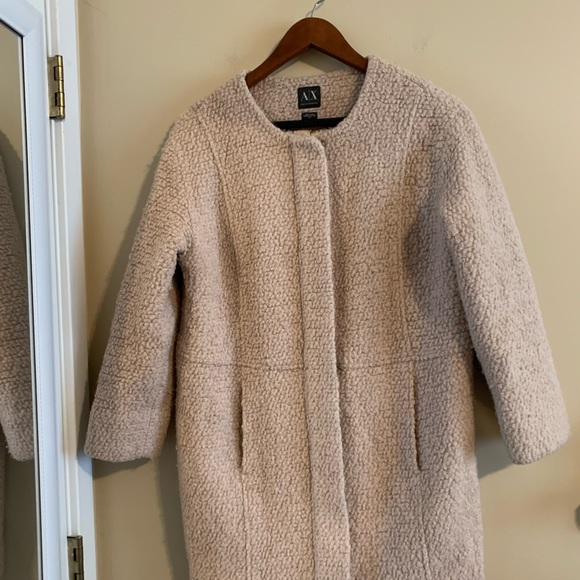 Armani exchange oatmeal / light brown jacket . - Picture 2 of 7